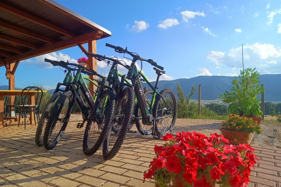 noleggio ebike agriturismo norcia